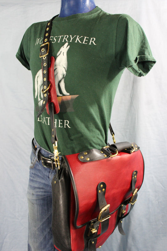 Leather Messenger Bag - view 2