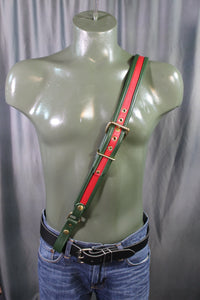 Two-Tone Sam Browne Belt - front view