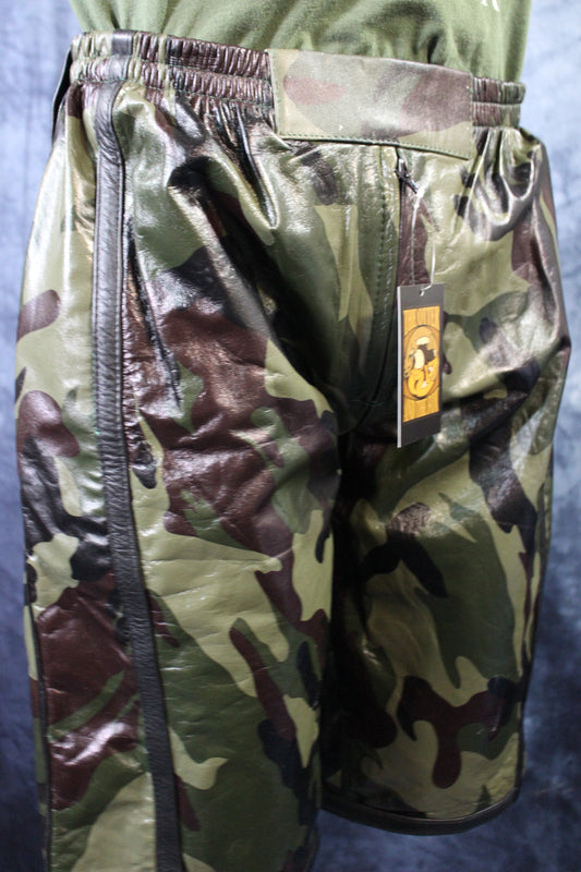 Basketball Shorts in Camo and Black - view 2