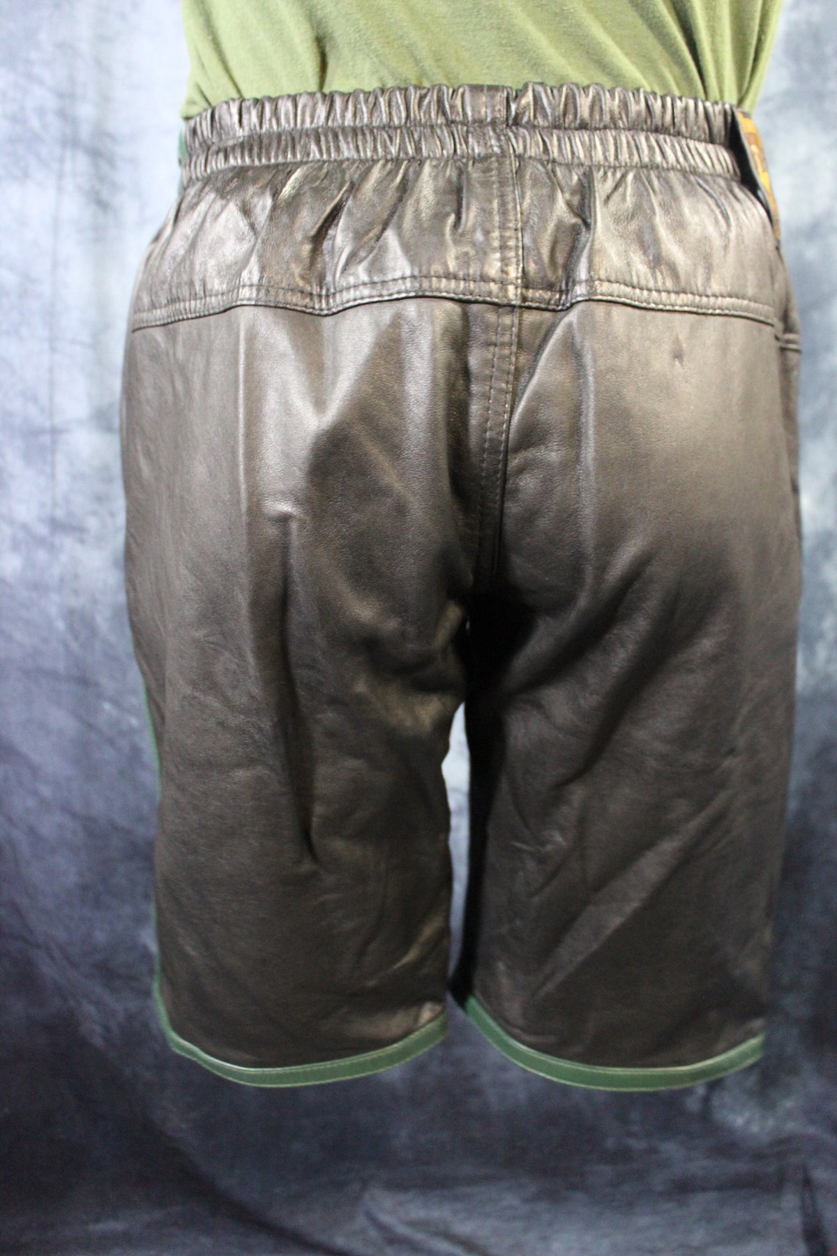 Basketball Shorts in Black and Hunter Green - view 7