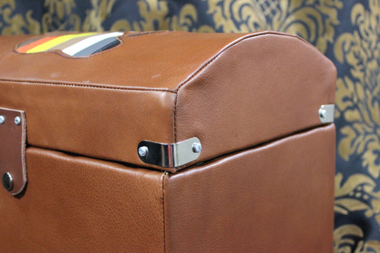 Leather Bound Treasure Chest (Bear Pride Flag Paw) - view 2