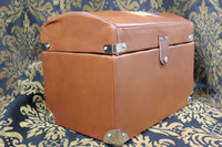 Leather Bound Treasure Chest (Bear Pride Flag Paw) - front view