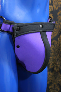 Pupskinz Custom Two Toned Neoprene Jock - front view