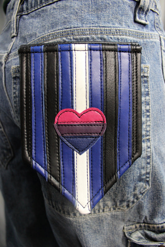 Bisexual Leather Pride Pocket Flag - view 2