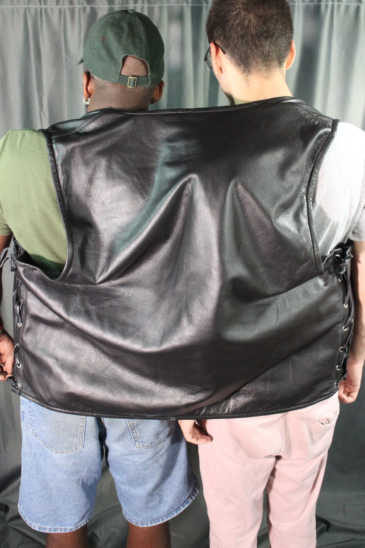 OnF Leather Bar Vest - Classic Black - view 21
