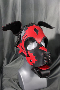 Scruffy Diamond Pup Hood - front view