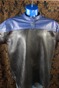 "Trek" Style Leather Shirt - front view