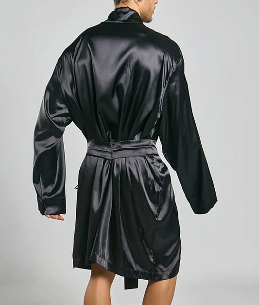 Malebasics Robe Satin | MEN Robe | Malebasics | OUTFAIR | OUTFAIR