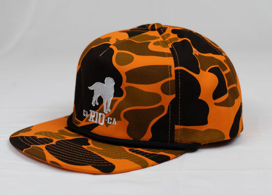 Old School Camo Unstructured Rope Hat