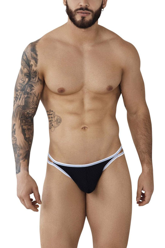 Pikante Men's Underwear PIK 0983 Novo Thongs Color Black