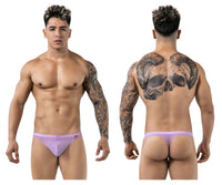 Luxury Lilac Mesh Thong - view 1