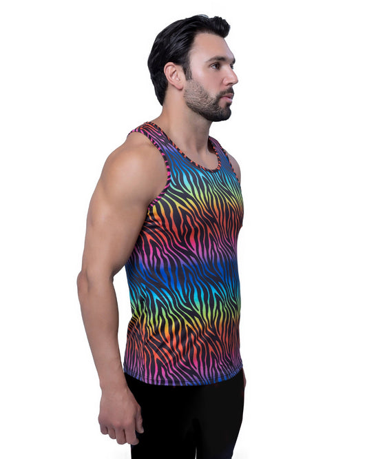 Pride Rainbow Tiger Tank Top - view 2