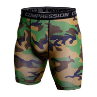 Camo Pixel Compression Shorts - view 1