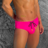 Modern Classic Swim Brief- HOT PINK - view 1