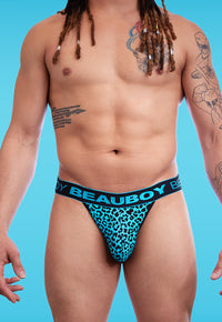 Leopard Thong - front view
