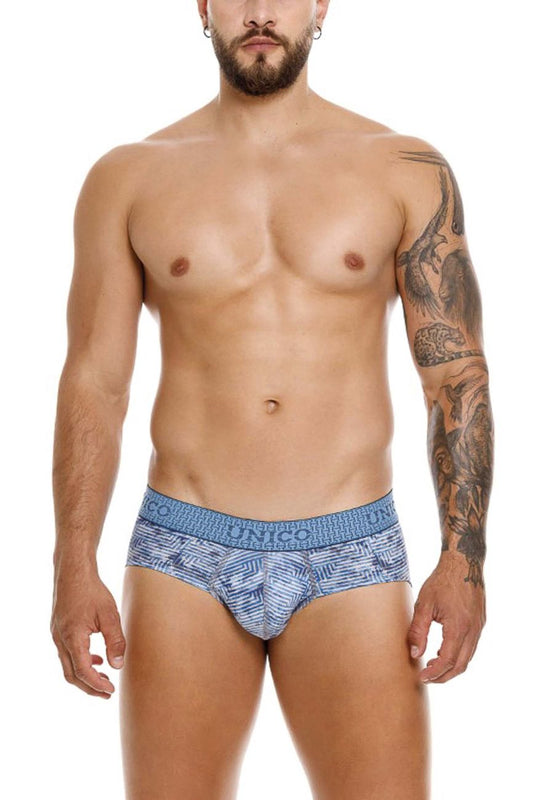 Mundo Unico Men's Underwear 25020101111 Ostion Briefs Color 46-Blue