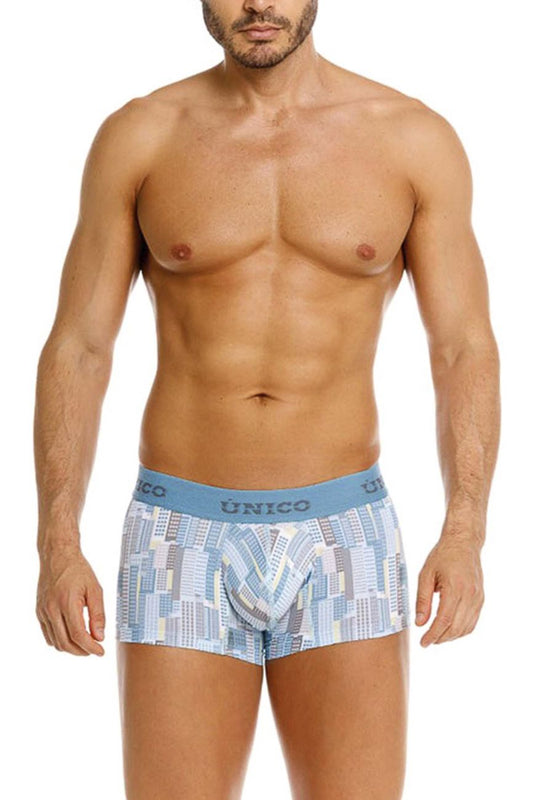 Mundo Unico Men's Underwear 26020100103 Ocarina Trunks Color 46-Blue