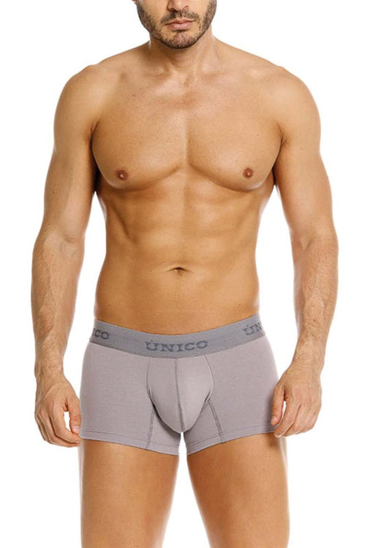 Mundo Unico Men's Underwear 26020100120 Ruano Trunks Color 59-Gray