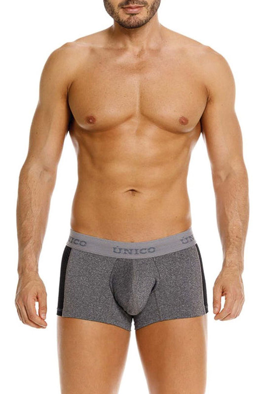 Mundo Unico Men's Underwear 26020100121 Brio Trunks Color 59-Gray