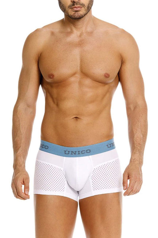 Mundo Unico Men's Underwear 26020100122 Sedoso Trunks Color 00-White