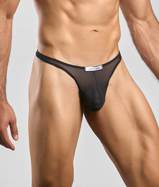 Justin + Simon Classic Tanga Mesh | MEN Thong | Malebasics | OUTFAIR | OUTFAIR
