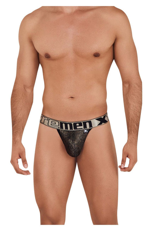 Xtremen Men's Underwear 91089X Frice Microfiber Bikini Color Black