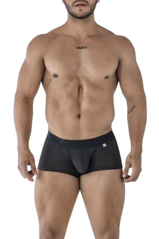 Xtremen Men's Underwear 91209B Microfiber Trunks Color Black