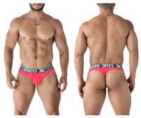 Microfiber Fuchsia Polyester Thong - view 1