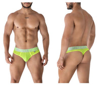 Microfiber Neon Green Thong - view 1