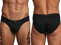 Sleek Microfiber Black Brief - view 1