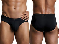 Microfiber Sleek Fit Black Brief - view 1