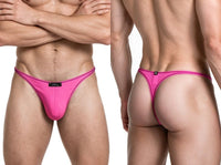 Xtremen 91275 Men's Underwear Sleek Microfiber Thongs Color Fuchsia