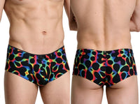 Microfiber Rainbow Mushroom Printed Brief - view 1