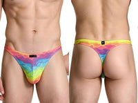 Microfiber Cloud Printed Thong - view 1