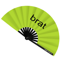 "Brat" Green Fan - view 1
