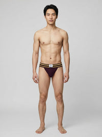 Core Jock - Cabernet 2" - worn view