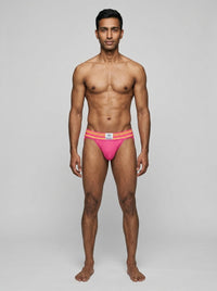 Core Jock - Circuit Party Pink 2" - worn view