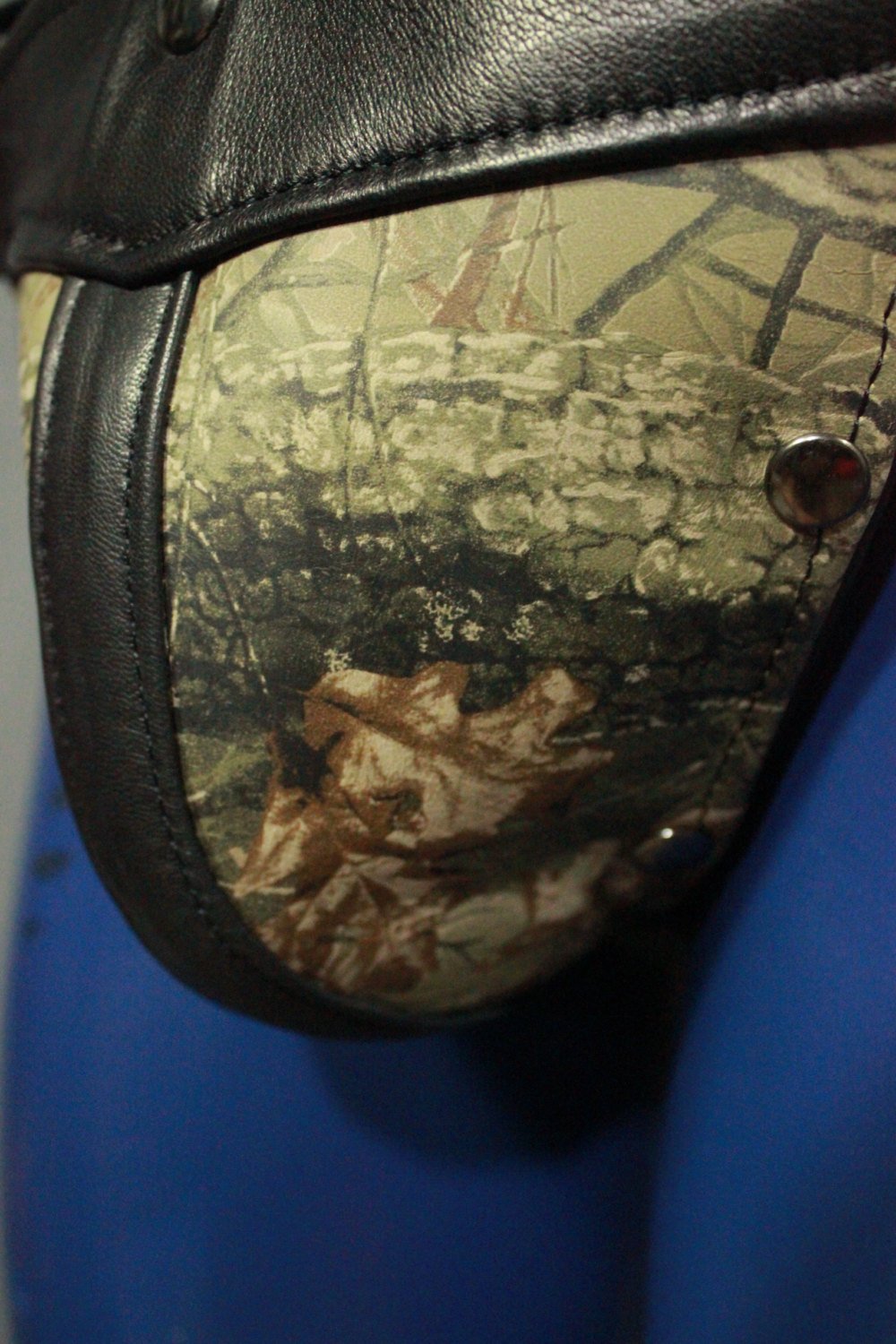 Our LIMITED EDITION 'Real Tree' Camo All leather jock with interchangeable codpiece - view 5