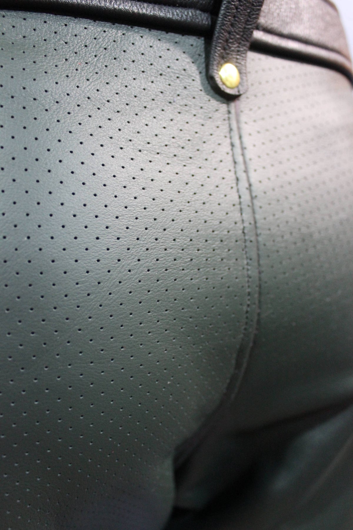 Sir Tom Matt's Collection - Perforated Leather Shorts with removable codpiece! - view 5