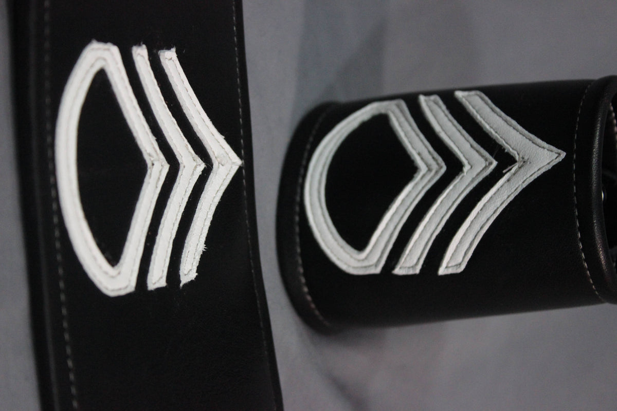 Wrist Bracer with Military Insignia - PAIR of Bracers. - view 4