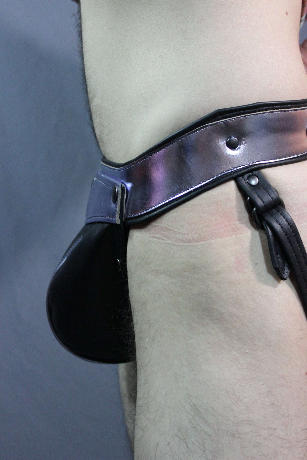 Metallic Jock with Comfort Fit Waistband - Interchangeable Pouch! - view 5