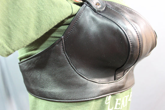 Back to Basics! Our classic all leather bra - view 2