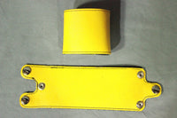 SPECIAL DEAL! Buy two tri-point YELLOW cuffs and save! - front view