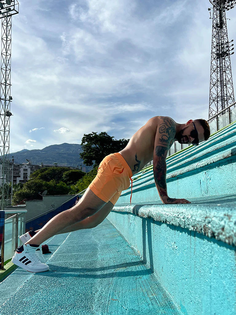 Salmon Shorts | MEN SHORTS | BATTYSTA | OUTFAIR | OUTFAIR