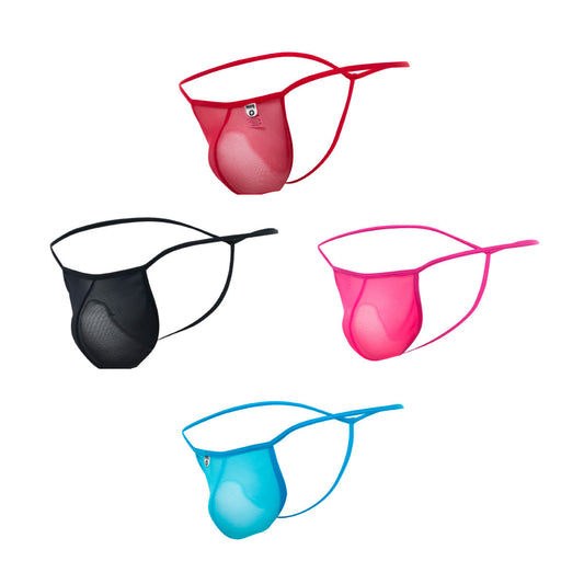 MOB Men's Sheer T Back Thong