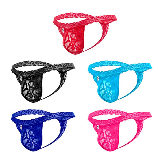 MOB Men's Lace Waist Thong