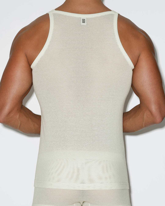 Rough Knit Tank Bone - view 2