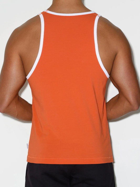 Throwback Tank Basketball Orange - view 2