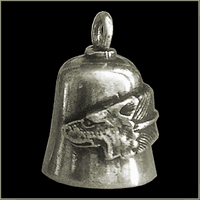 Pewter Gremlin Bell - front view