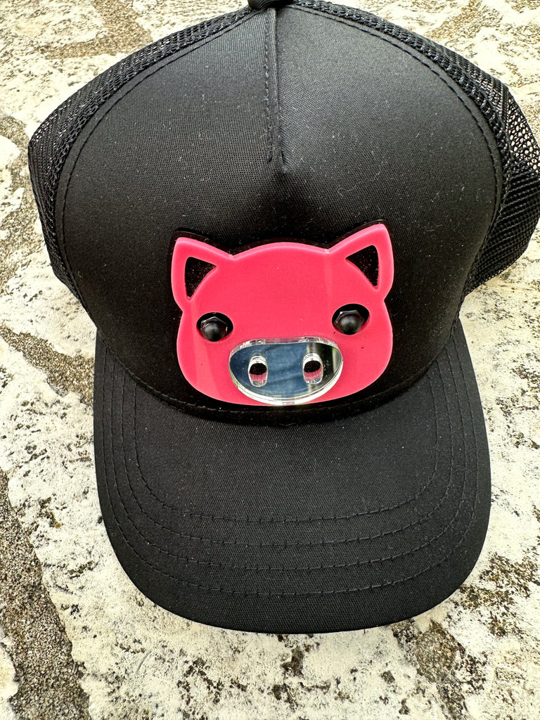 Pink Pig Black Hat